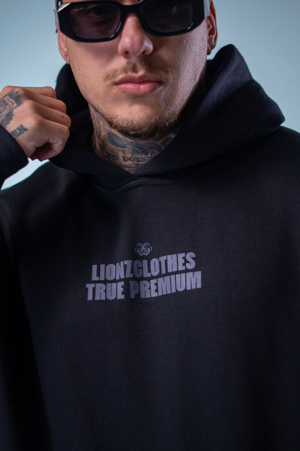 Casaco Moletom Premium True - Preto