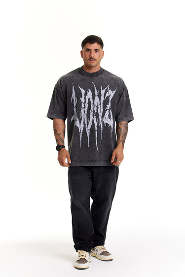Camiseta Oversized Premium Preta Marble - Craft