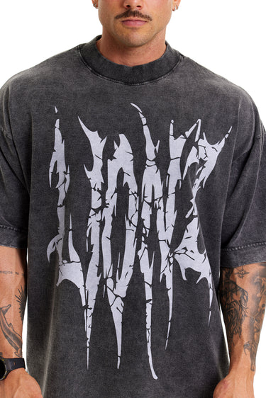 Camiseta Oversized Premium Preta Marble - Craft
