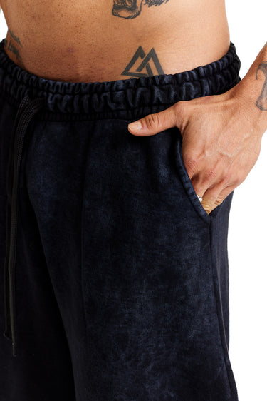 Calça Moletom Preta Faded - Lionz Club