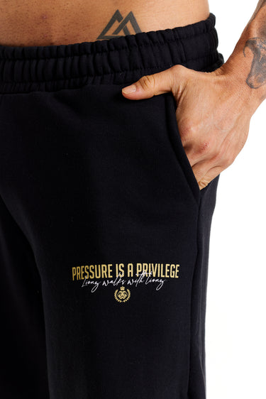 Bermuda Moletom Long Preta - Privilege