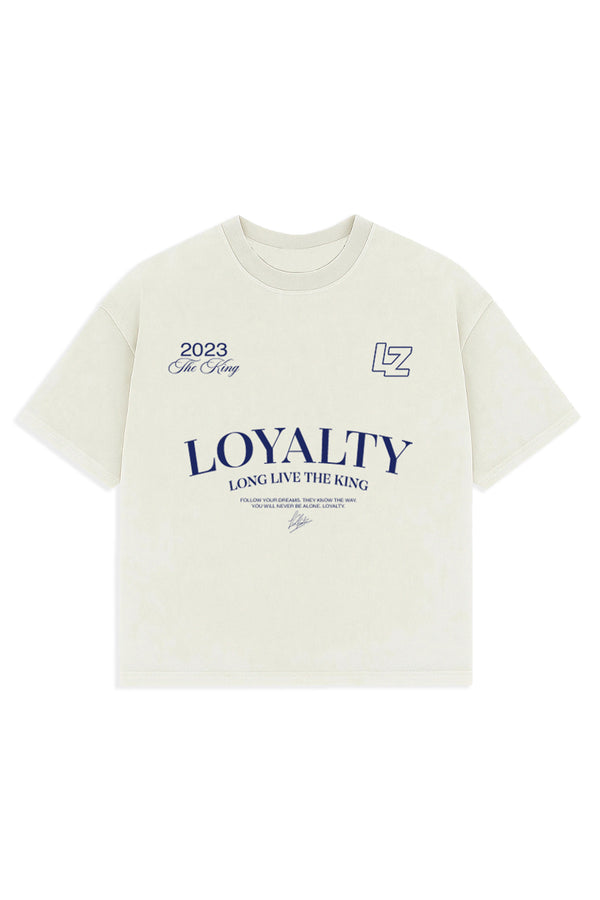 Camiseta Premium Oversized Loyalty - OffWhite