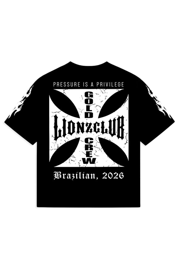 Camiseta Premium Oversized Lume - Preta