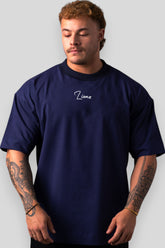 Camiseta Oversized Basic - Marinho