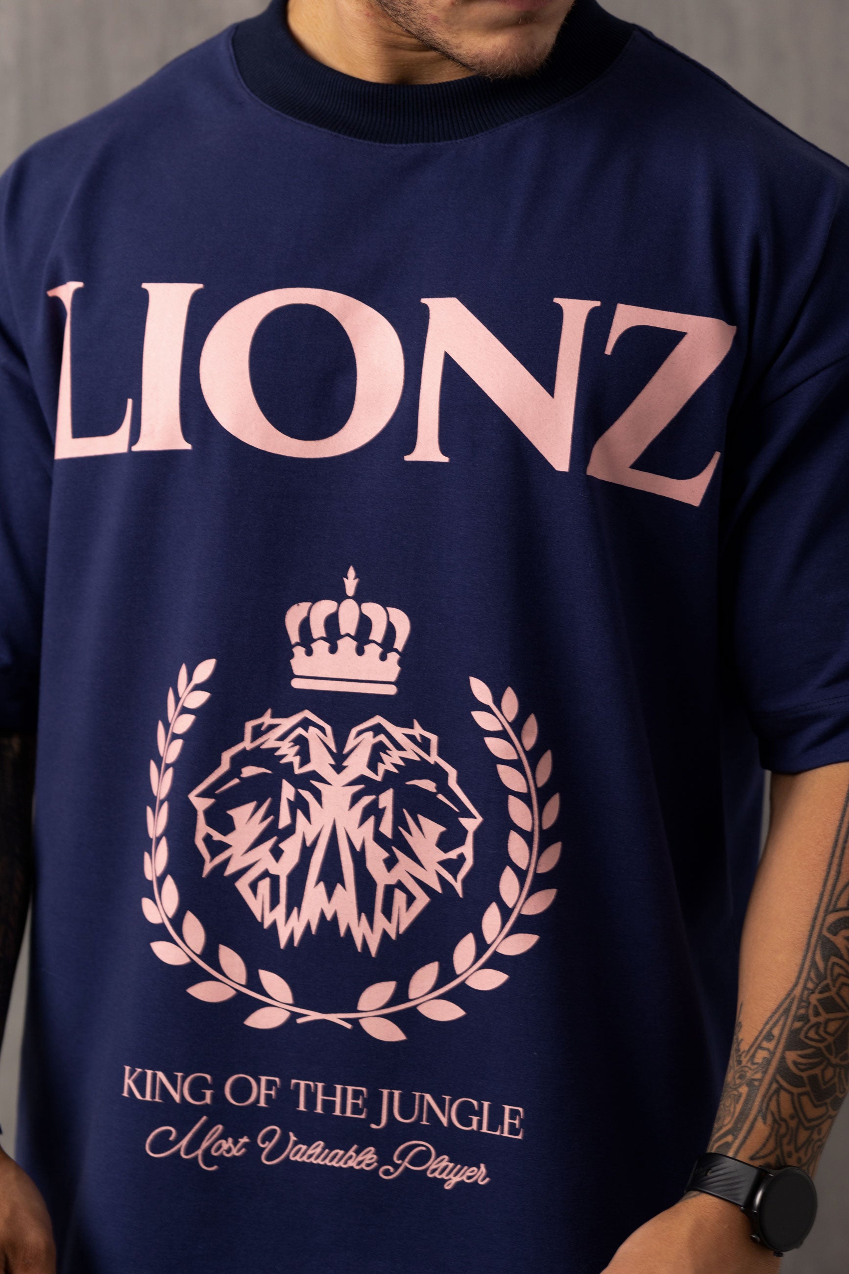 Camiseta Oversized King - Marinho