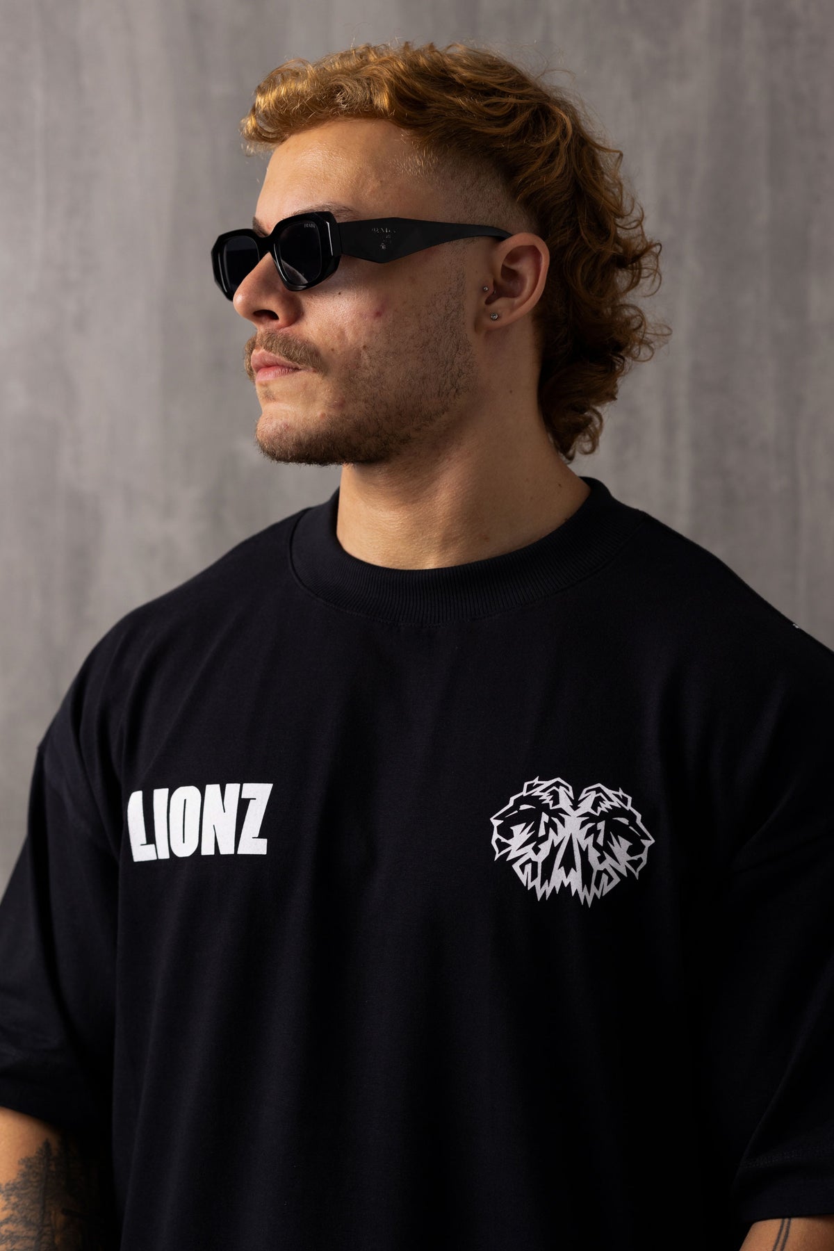 Camiseta Oversized MetalThunder - Preta