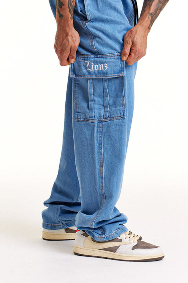 Calça Cargo Jeans Vintage Lionz