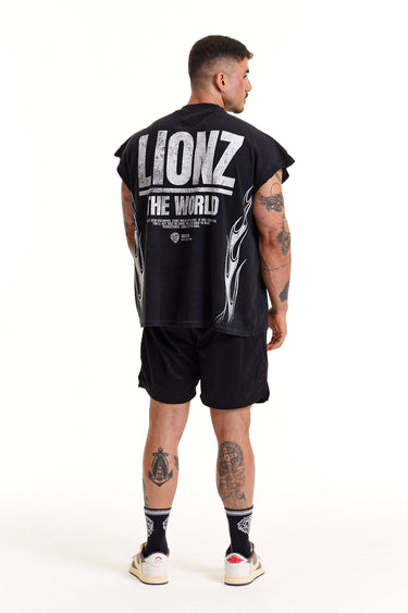 Regata Boxy Preto Faded - The World