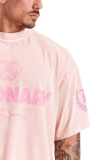 Camiseta Boxy Salmon - Visionary