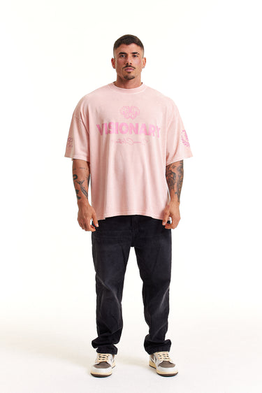 Camiseta Boxy Salmon - Visionary