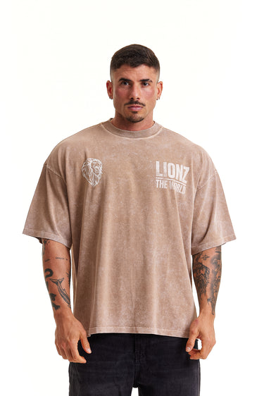 Camiseta Boxy Brown - The World