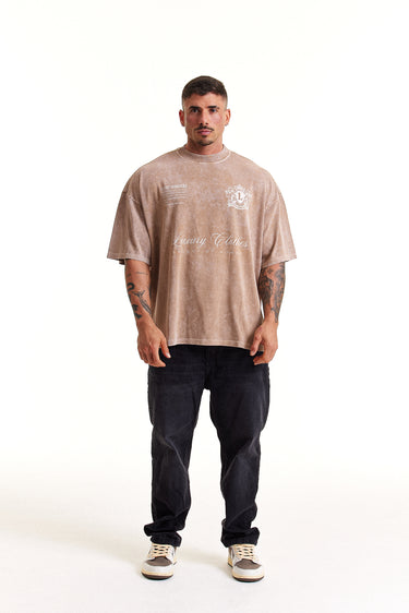 Camiseta Boxy Brown - The World