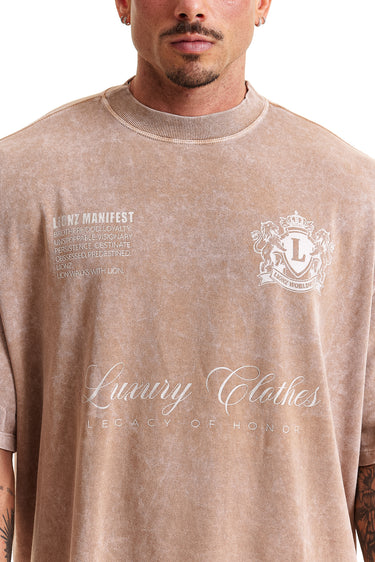 Camiseta Boxy Brown - Honor