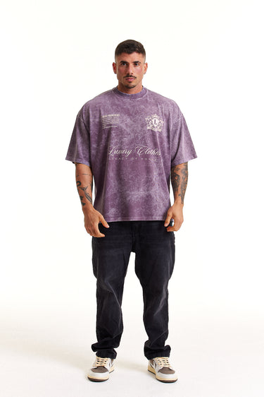 Camiseta Boxy Purple - Honor