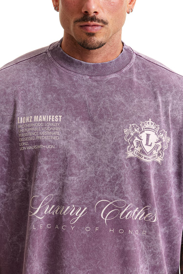 Camiseta Boxy Purple - Honor