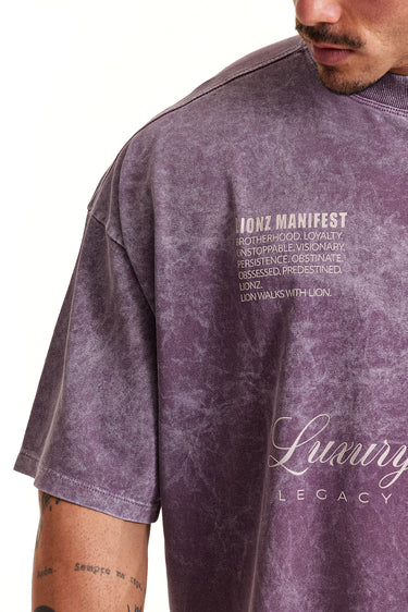 Camiseta Boxy Purple - Honor