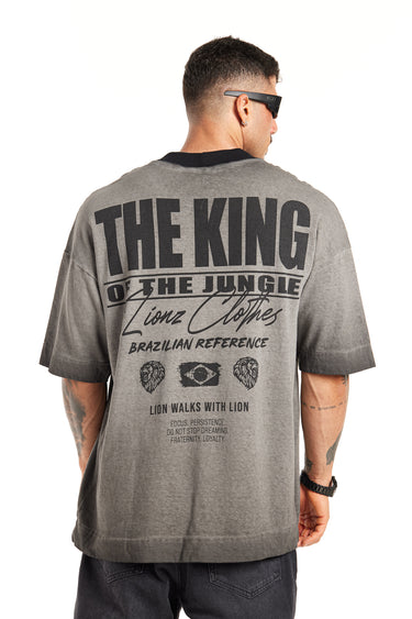 Camiseta Oversized Premium OnixBlack - The King
