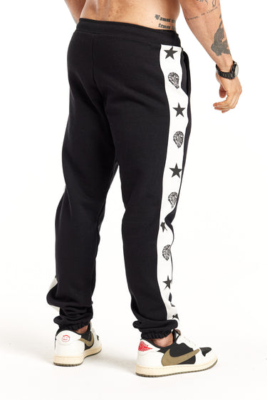 Calça Moletom Punho Preta - Stars
