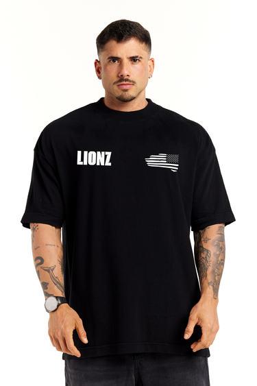 Camiseta Oversized Premium Preta - American
