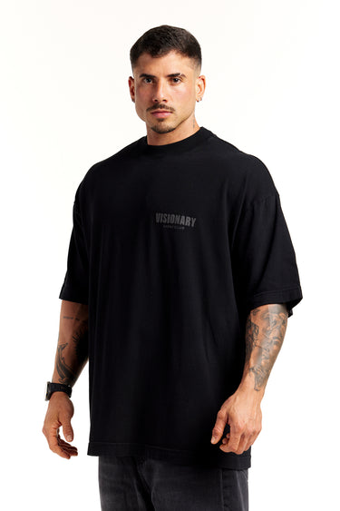 Camiseta Oversized Premium Preta - Imponence
