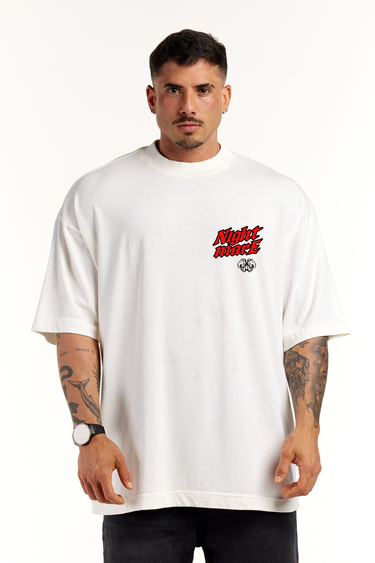 Camiseta Oversized Premium OffWhite - Nightmare