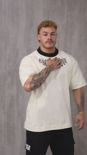 Camiseta Oversized Irmandade - OffWhite