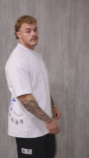 Camiseta Oversized L23 - Branca