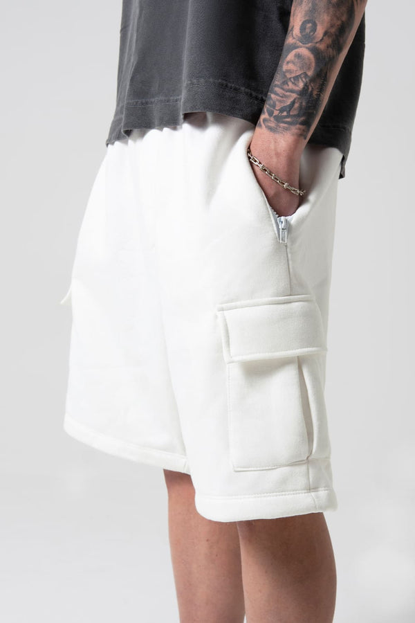 Bermuda Cargo Moletom Lionz - OffWhite