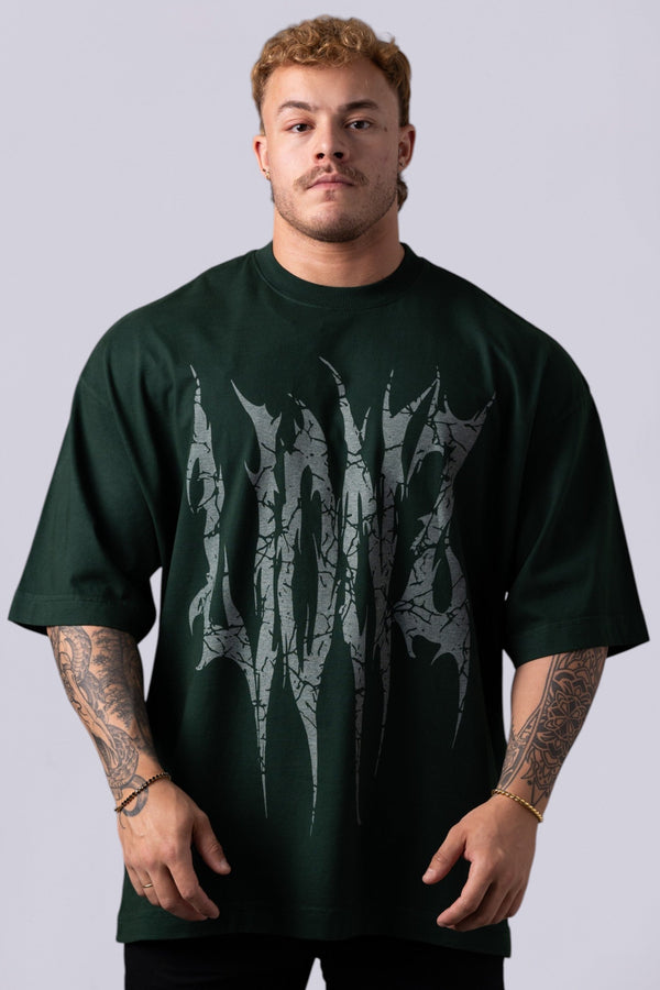 Camiseta Heavy Oversized Craft - Verde