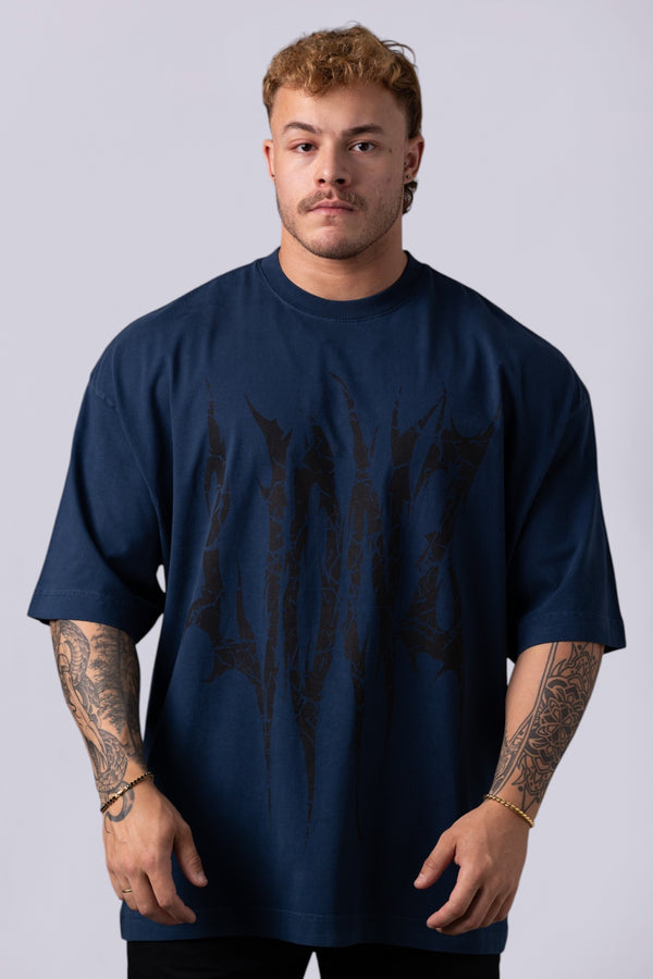 Camiseta Heavy Oversized Craft - Marinho