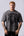 Camiseta Boxy Oversized Rosas - Chumbo